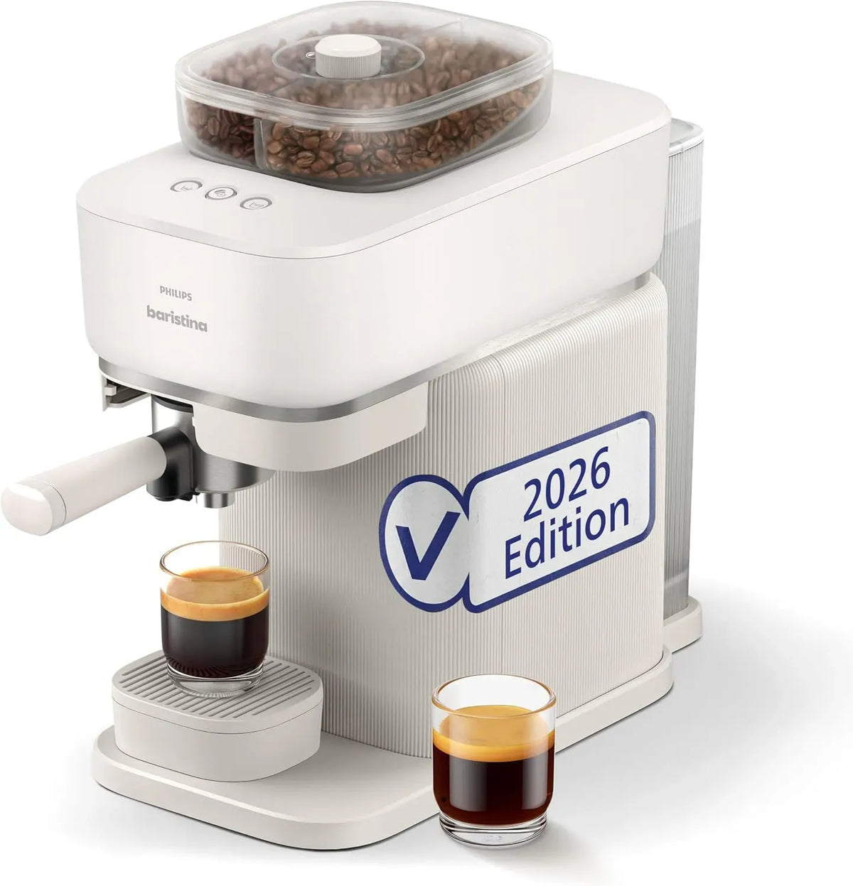 Philips Espressomaschine, IPS-Panel, Weiß, 16 Bar