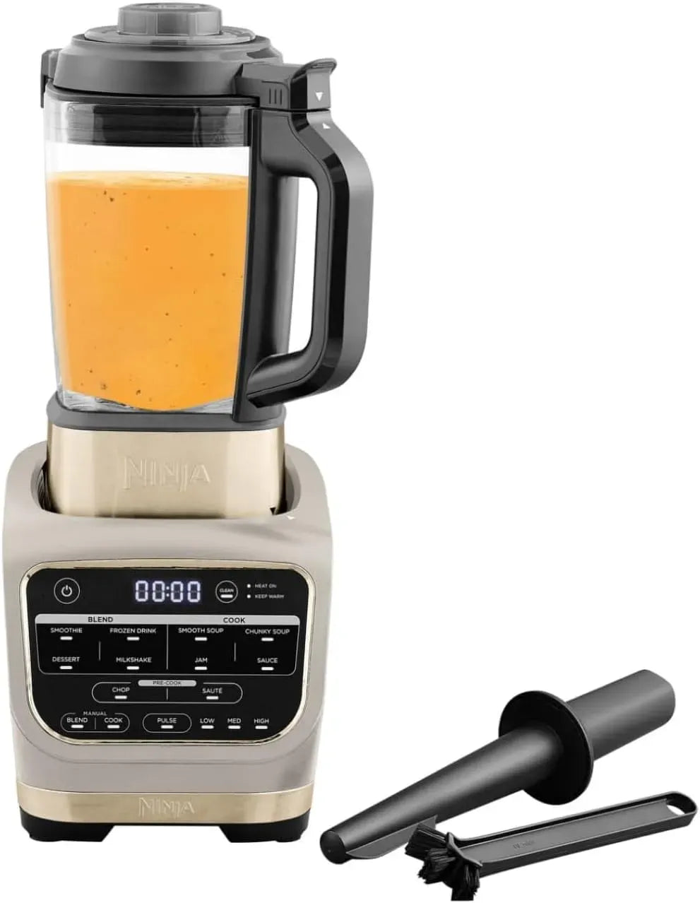 Ninja HB150EUSTGD Suppenbereiter, Stampfer, Bürste, 1,7 L, 1000 W, Wärmefunktion, Glas