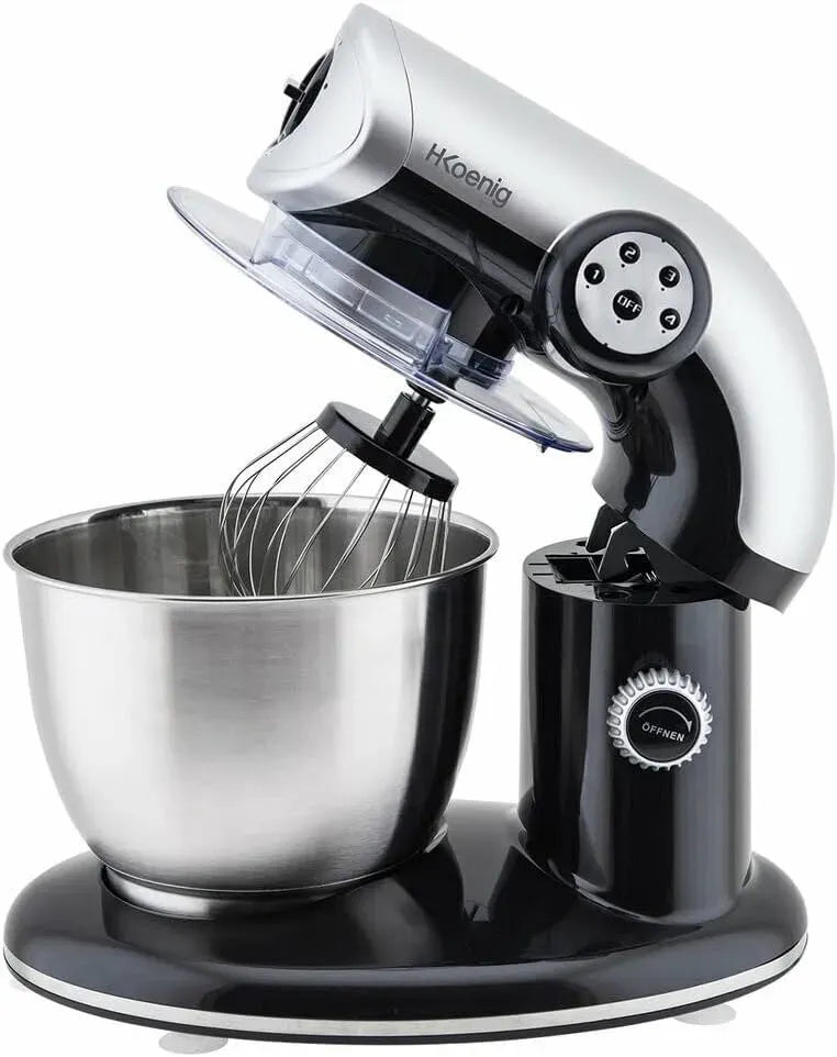 Küchenmaschine, 5.5 L, 1000 W, H.Koenig KM80, gewerblich, Schwarz