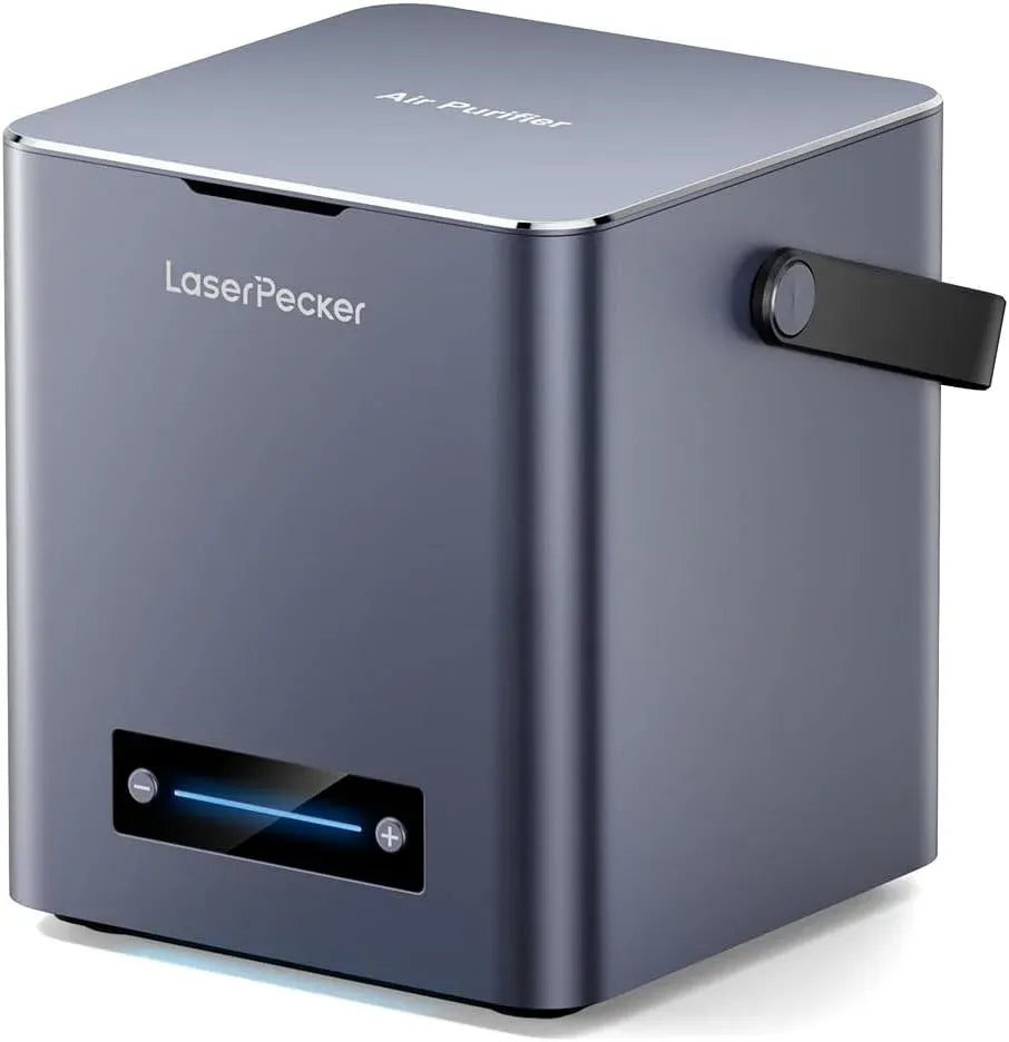 Luftreiniger 4-lagiger, tragbar, Luftreinigungsgerät, LaserPecker Rauchluftreiniger für den Schreibtisch