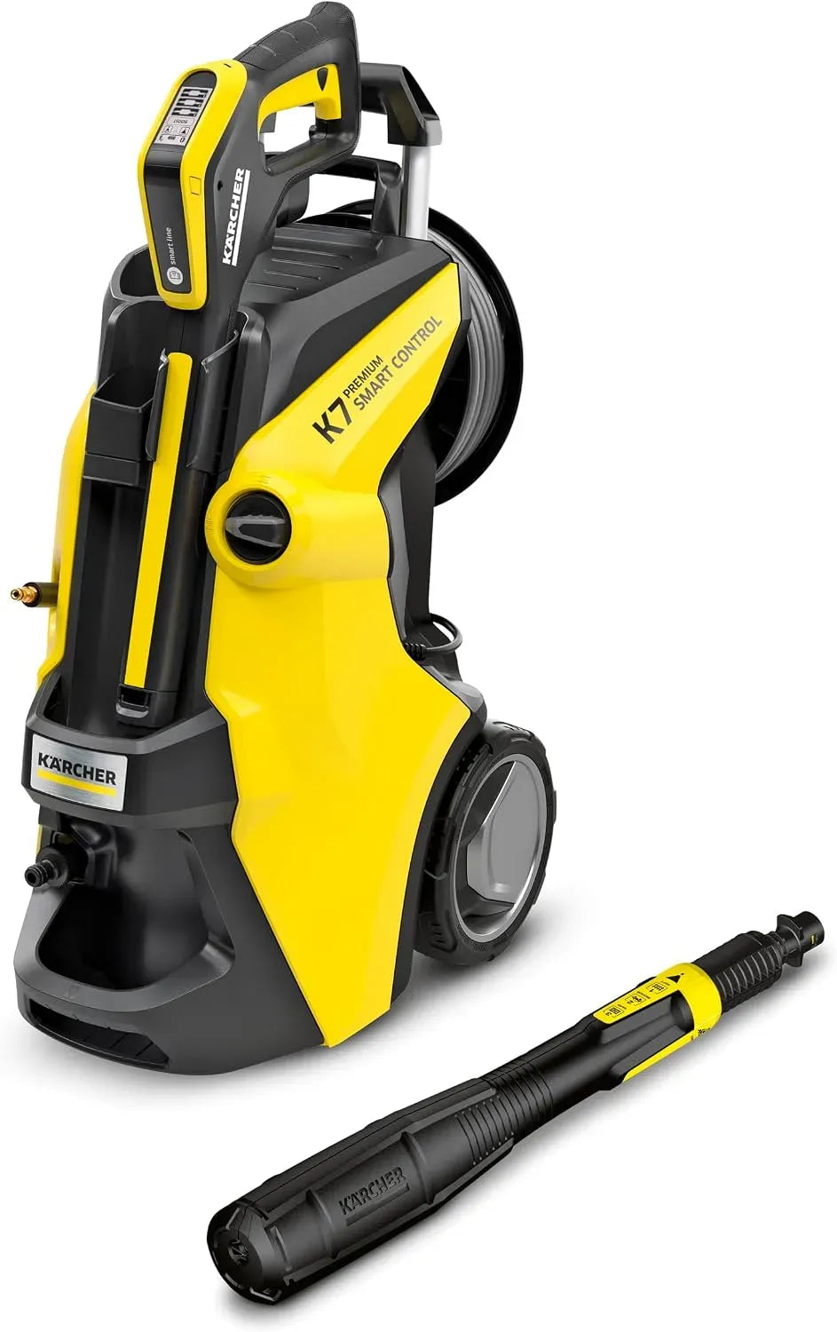 Kärcher K 7 Hochdruckreiniger, 180 bar, Hochdruc reiniger Premium Smart Control, Flex-Hochdruc schlauch, Fläche: 60 m²/h, Fördermenge: 600 l/h