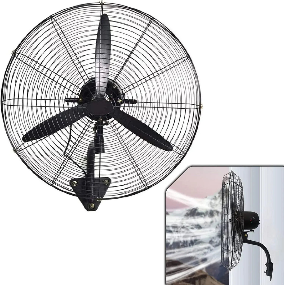 Ventilator, 3 Geschwindigkeiten, Oszillation, leise, leise Kühlung für Werkstatt