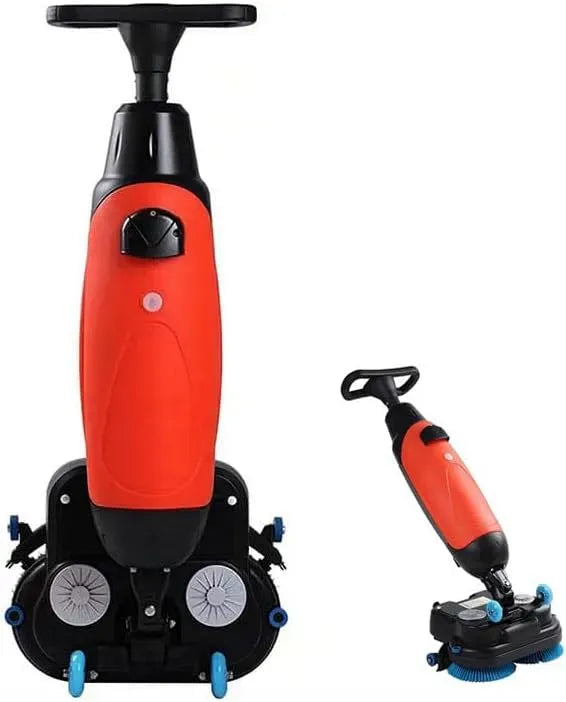 Mini-Bodenreinigungsmaschine, Scheuersaugmaschine, Industrie, Rot, für Effiziente Industrielle Reinigung Und Bodenpflege re