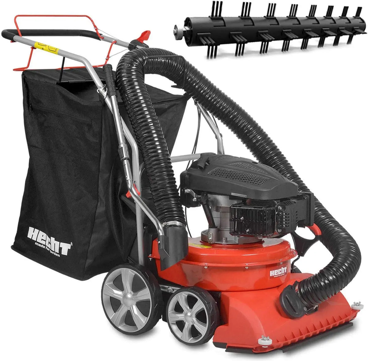 HECHT 8514 Benzin-Laubsauger, Rotationsbürste, 58cm, 58 cm