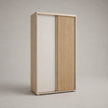 Kleiderschrank Holz mit Schiebetüren 200x120x60cm