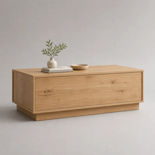 Eichenfurnier Couchtisch