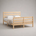 Holzbett Kiefer 140x200 cm Natur
