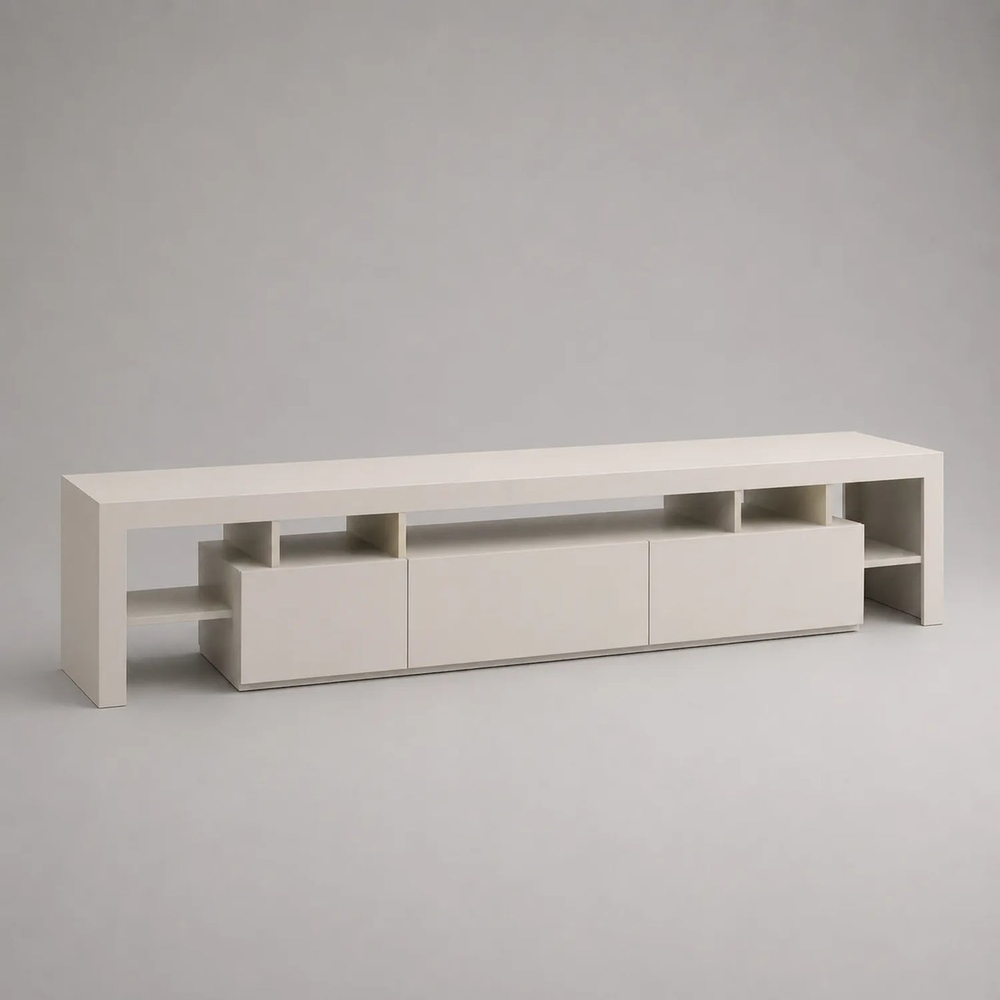 TV-Schrank MDF Holz weiß 200x40x45 cm