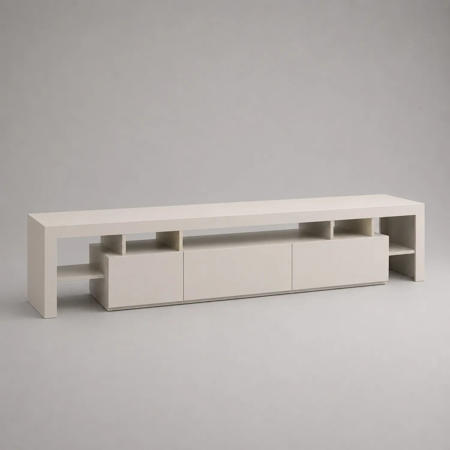 TV-Schrank MDF Holz weiß 200x40x45 cm
