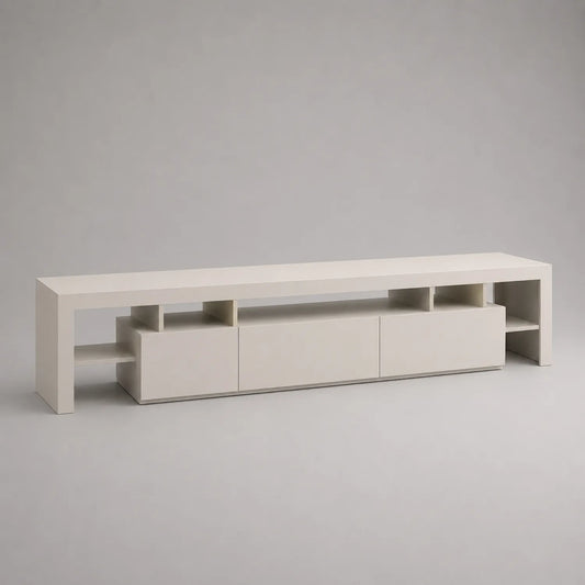 TV-Schrank MDF Holz weiß 200x40x45 cm
