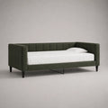 Tagesbett Stoff Polyester Grün 200x90 cm