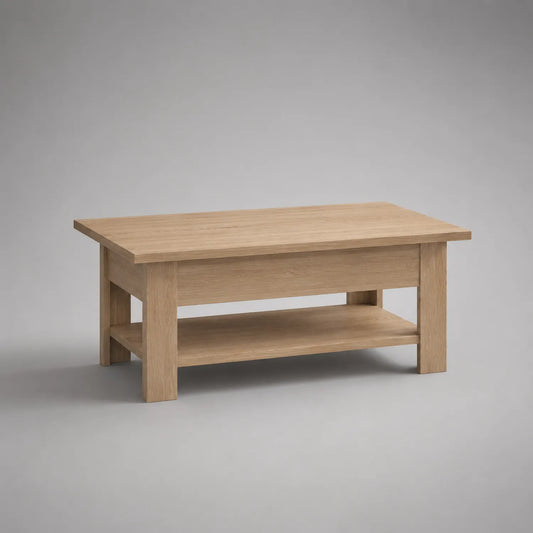 Couchtisch Eiche Massivholz 110x60x45 cm