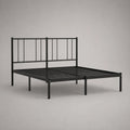 Metallbettgestell Schwarz 200x160 cm