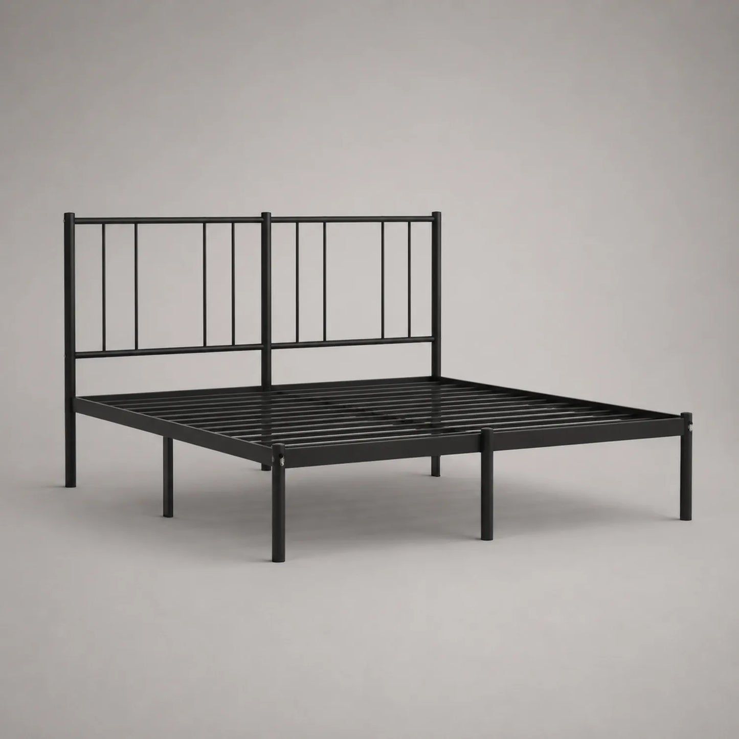 Metallbettgestell Schwarz 200x160 cm