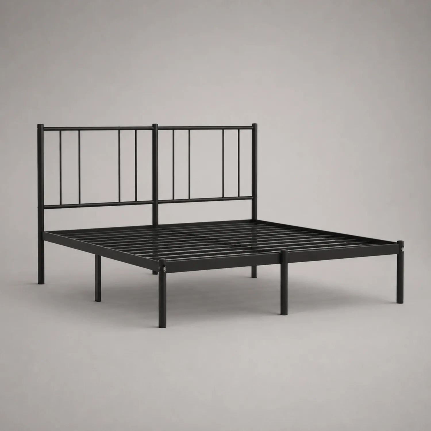 Metallbettgestell Schwarz 200x160 cm