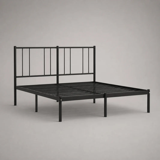 Metallbettgestell Schwarz 200x160 cm