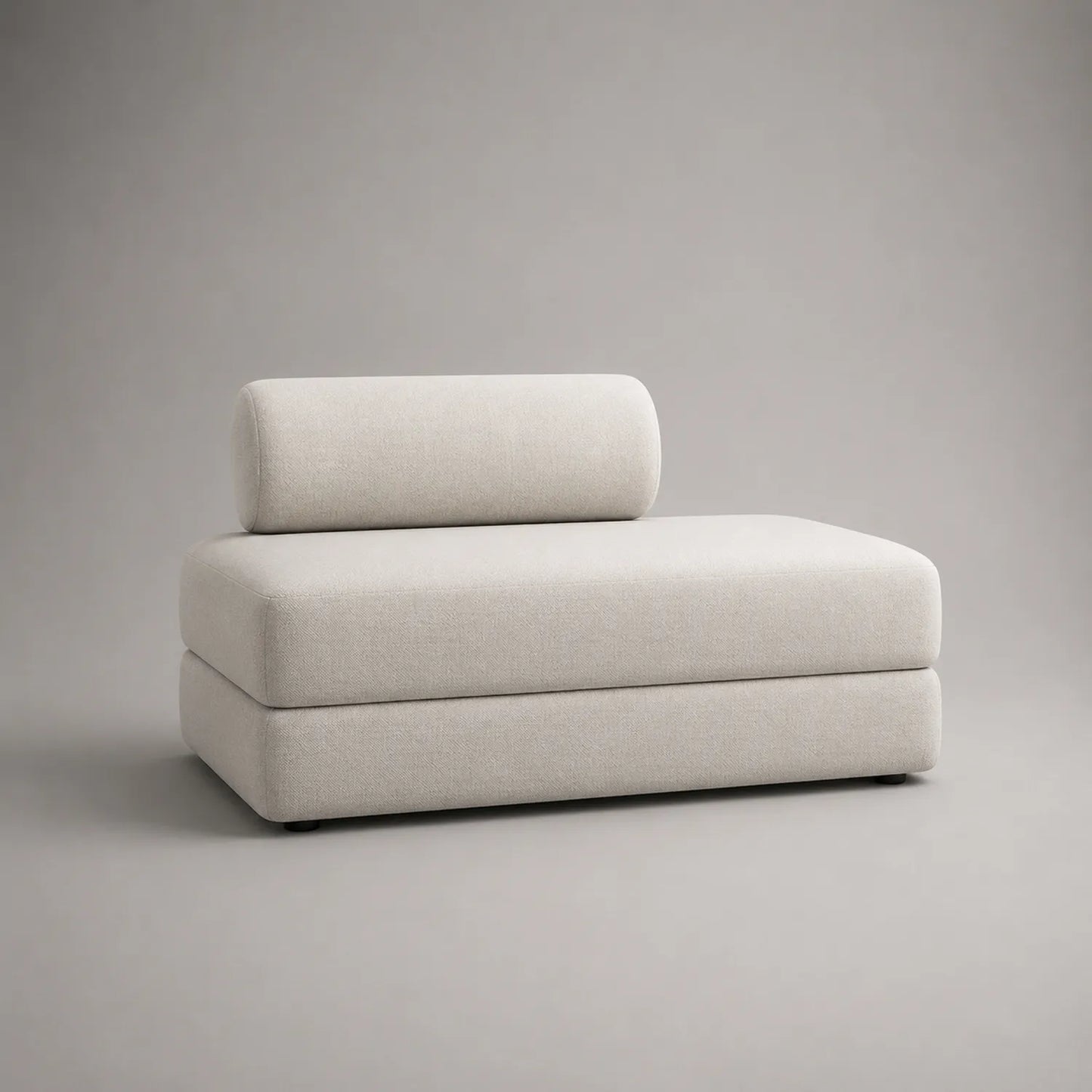Stoffsofa Beige rechteckig 180x100x70 cm