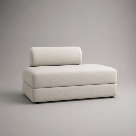 Stoffsofa Beige rechteckig 180x100x70 cm