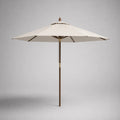 Gartensonnenschirm 300cm Rund Aluminium Polyestergewebe Beige