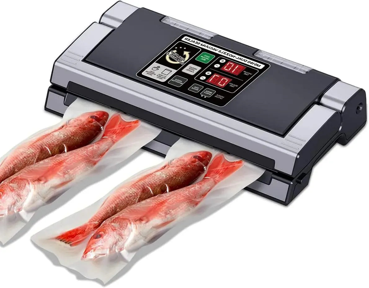 Düsenversiegelungsmaschine, Verpackungsmaschine, Vakuumierer, 40 cm, für trockene und feuchte Lebensmittel