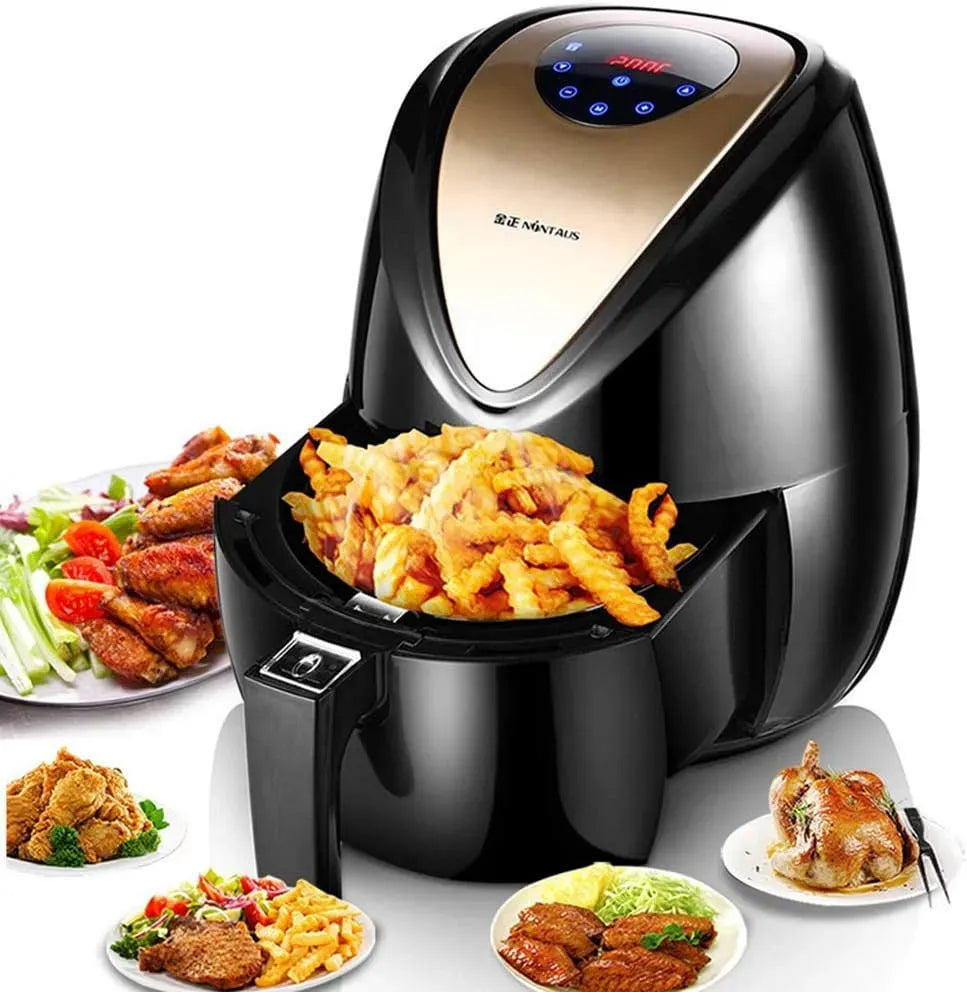 Heißluftfritteuse, elektrische Fritteuse ohne Öl, Haushaltsfritteuse, gebratenes Hähnchen