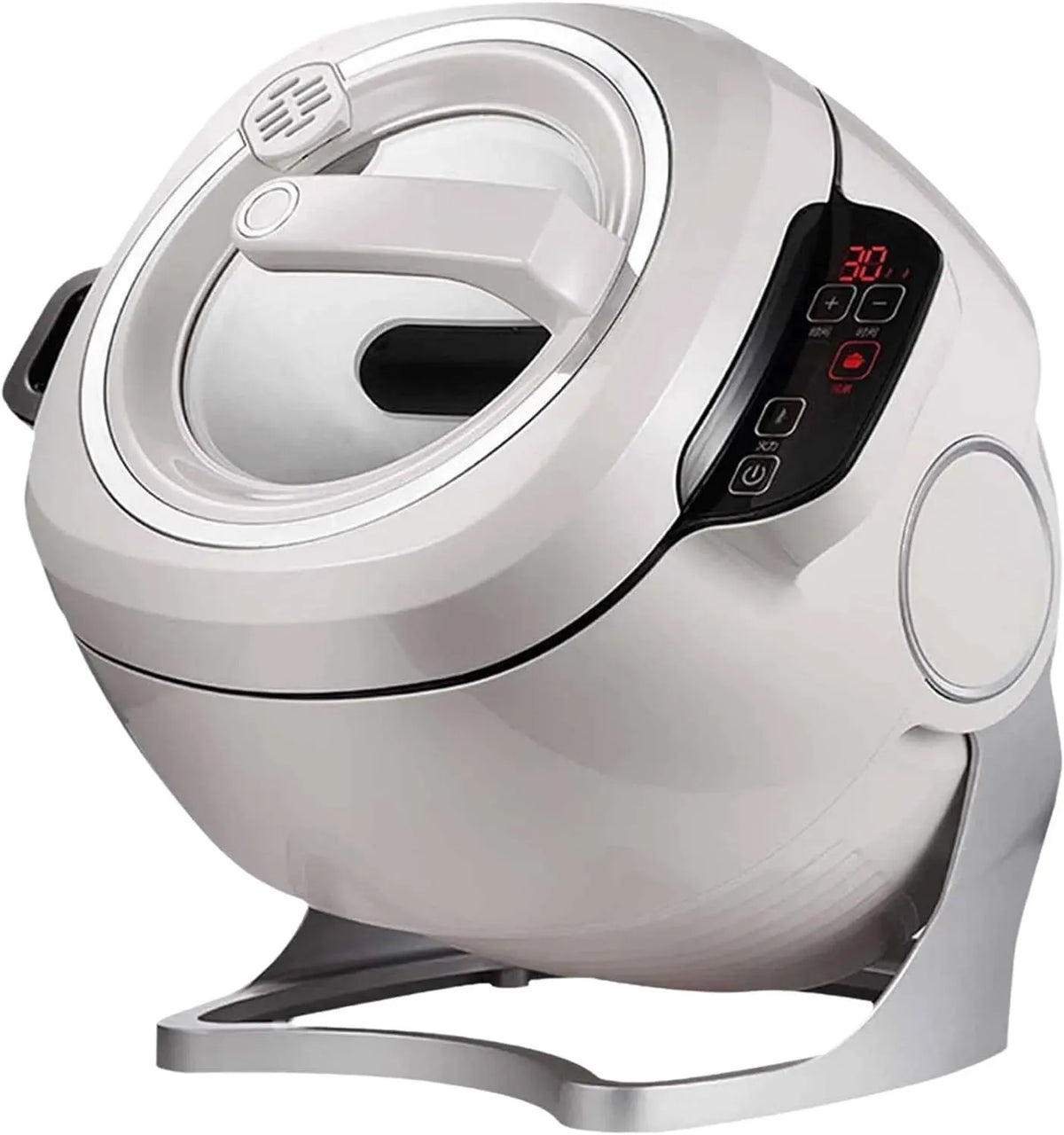 3-Gang-Einstellung/360 Automatikkochmaschine, 6 L, 2000 W, Weiß