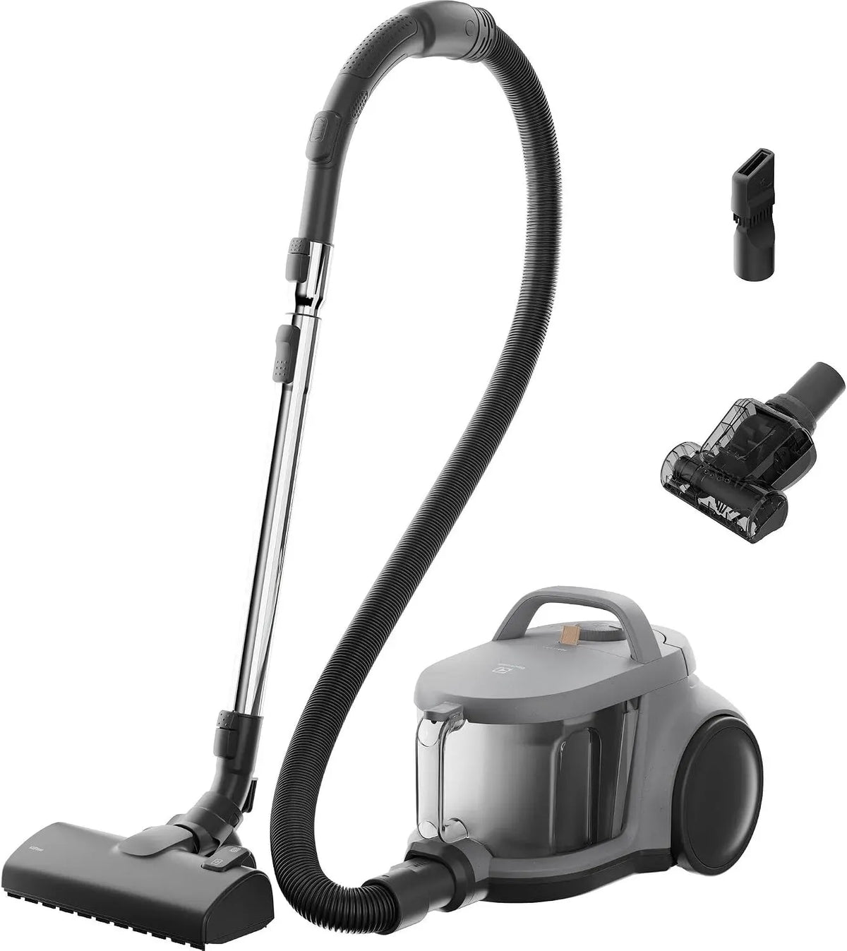 Electrolux EL51A2UG Staubsauger, 2 L, Grau, 9 Meter Reichweite, XXL-Staubbehälter