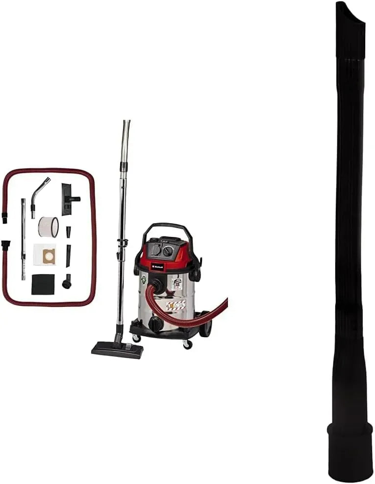 Einhell VC 2025 25l-Tank Gerätezubehör, 25 L, Flexible Fugendüse lang, für Staubpartikel mit AGW-Werten >1 mg/m³, Nass-Trockensauger TE- SACL