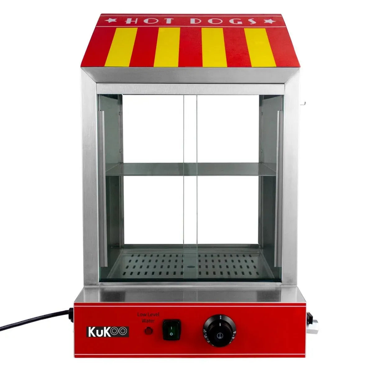 Dampfgarer, Wärmer, Regal, 2000 W, 30 bis 110 °C, Thermostat, gewerblich, Edelstahl, Wärmefunktion