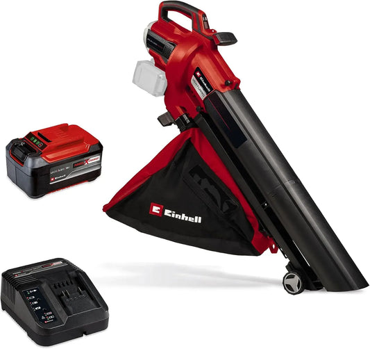 Einhell Akku-Laubsauger, Ladegerät, 45 L, 36 V, 740 m³/h, kabellos