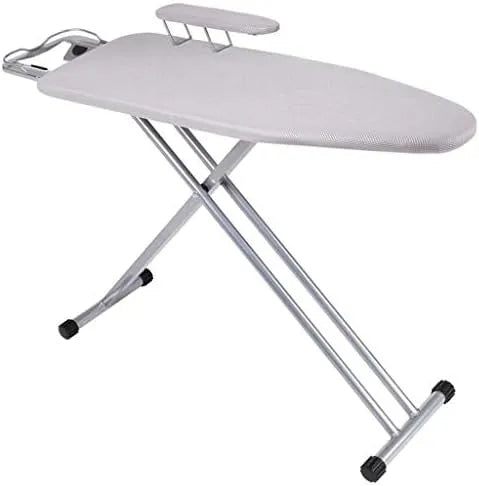 Braun Multifunktions-Bügelbrett, Wäsche-Bügelbrett, 110 × 36 × 80 cm, Grau