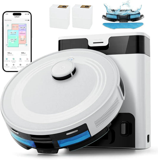Lefant M2S Saugroboter, APP/Alexa Steuerung, LiDAR-Navigation Mapping, 10000 Pa