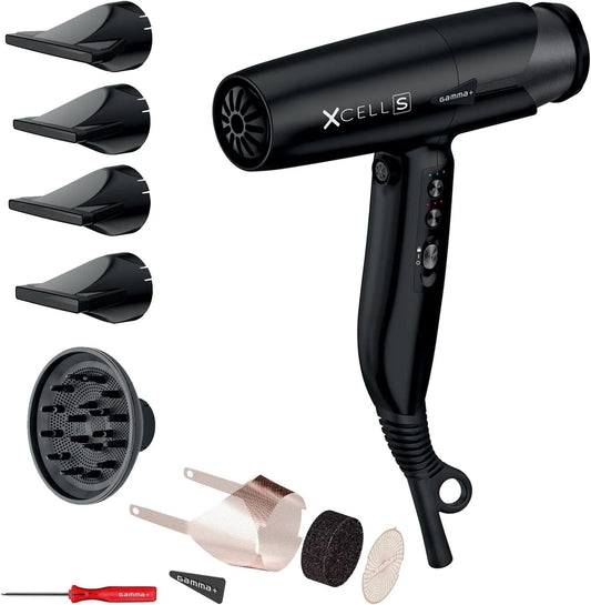Wäschetrockner, GAMMA+ XCELL, leise, Schwarz, LED-Schnittstelle, Smart Memory, SCHUKO-Stecker