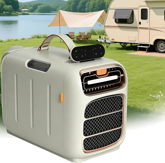 Klimaanlage, 16 bis 32 °C, tragbar, Camping, einstellbare Temperatur 16-32°C, für 140 m² Zelte, Außenzelt AC, LKW