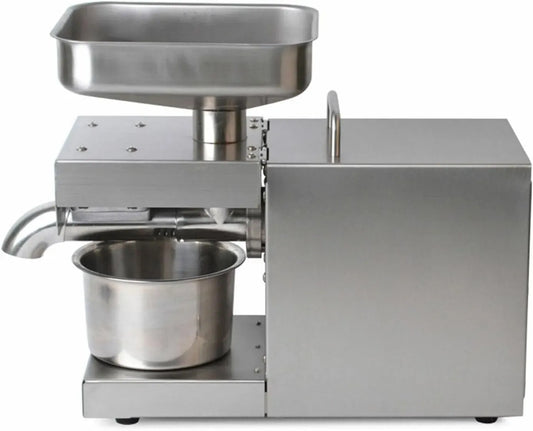 220V. Edelstahl-Ölpresse, Pflanzenölpresse, Erdnussölpresse, 600 W, 220 V