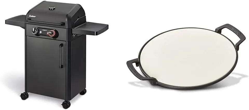 PRO 2 Elektrogrill, Pizza, Pizzastein, Enders® Elektrogrill eFLOW TURBO™ aus der SHADOW-Serie & ® SWITCH GRID Pizzastein