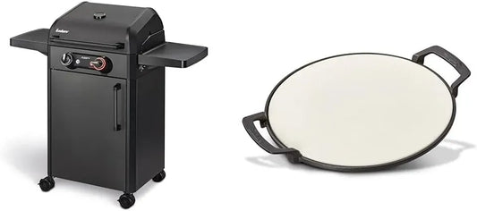 PRO 2 Elektrogrill, Pizza, Pizzastein, Enders® Elektrogrill eFLOW TURBO™ aus der SHADOW-Serie & ® SWITCH GRID Pizzastein