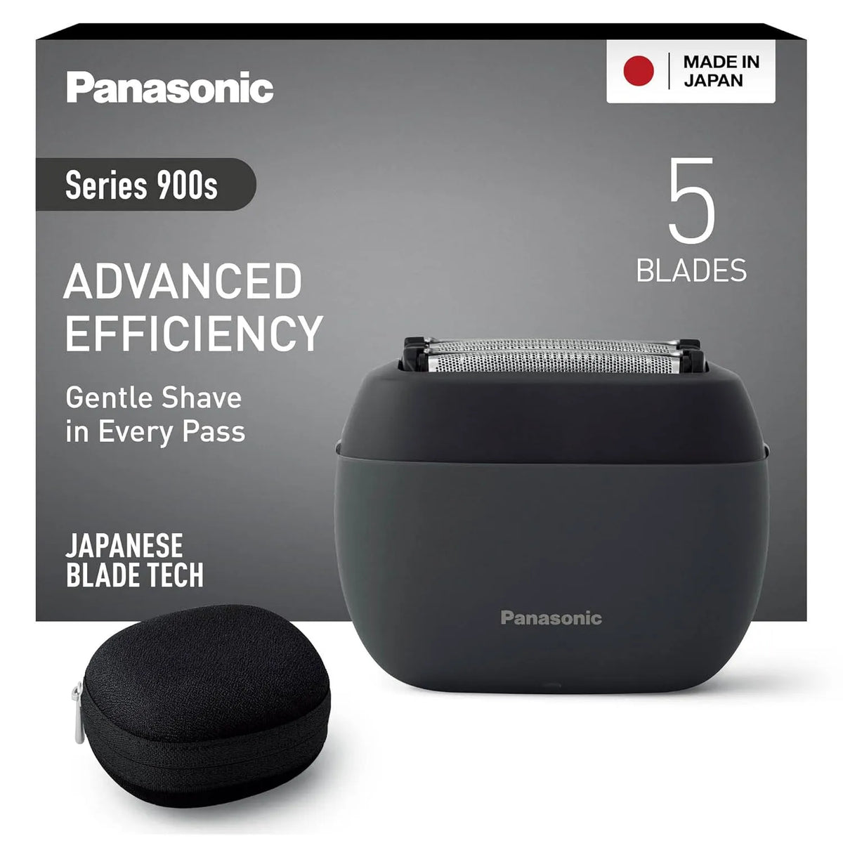 Panasonic Series 900 ES-PV3B-K803 Kompakt-Rasierer, Trockenrasierer, Bartsensor, USB, für Männer