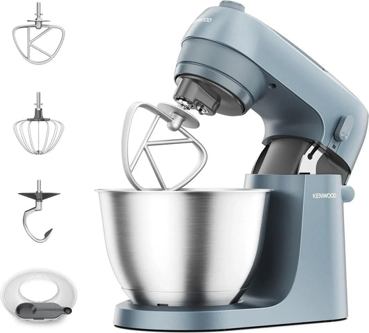 Kenwood KZM35.000GY Küchenmaschine, 800 W, Blau, 4-Liter-Schüssel