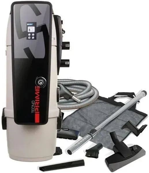 Staubsauger, SYSTEM AIR, elektrisches Staubsauggerät, Tecno Prime 150 Zentralstaubsauger mit 9m Schlauch
