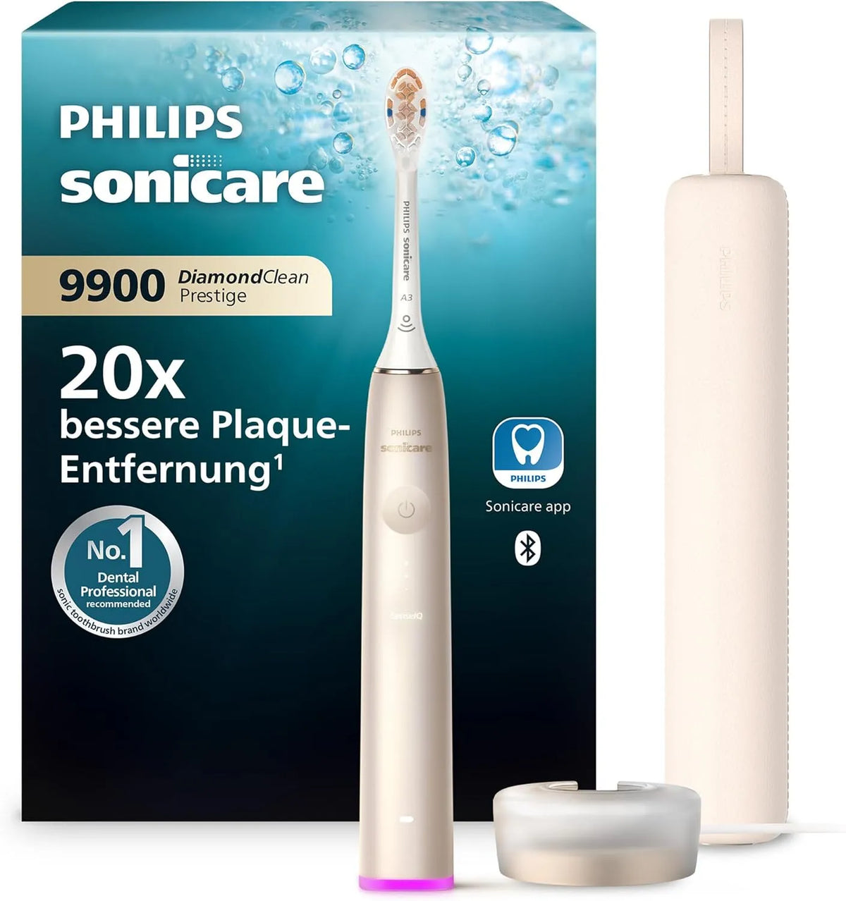 Philips HX9992/11 Premium-All-in-One-Bürstenkopf, Zahnbürste, Elektrozahnbürste, IPS-Panel
