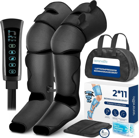 Beinmassagegerät, 6 Modi, Wärmefunktion, für Waden