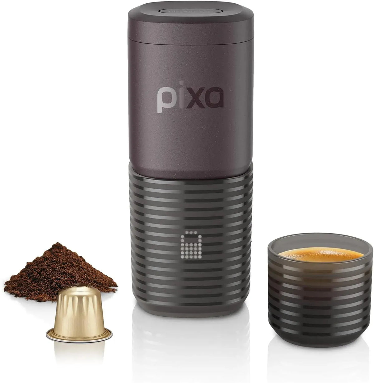 Espressomaschine, WACACO 3000mAh, tragbar, Touch-Bedienung, 4 Kaffeesorten & Schnellem Aufheizen, Kaffeemaschine Elektrisch & Tragbar, Touchscreen