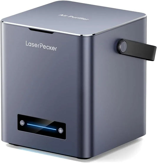 Luftreiniger 4-lagiger, tragbar, Luftreinigungsgerät, LaserPecker Rauchluftreiniger für den Schreibtisch