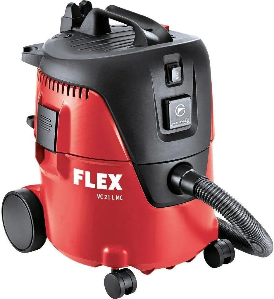 Staubsauger, 21 L, 1250 W, Flex VC 21 230/CEE, Volumenstrom 3600 l/min, 405418 Sicherheitssauger L MC, 25 Stück, 20 l