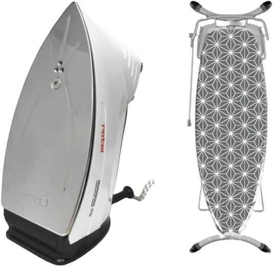 Dampfbügeleisen, elektrisches Bügeleisen, 800 W, 300 ml, Edelstahl, Schwarz