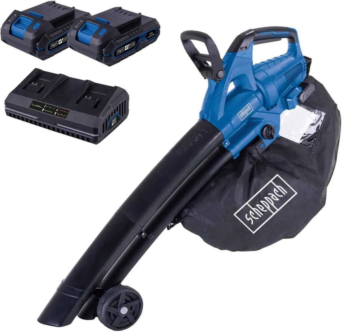 Scheppach BC-BLV720-X 4in1 Akku, 720 m³/h, kabellos