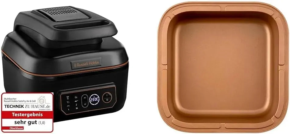 Russell Hobbs XL 5 N700636 Kochgeschirr, 5,5 L, Grill, für SatisFry Multikocher Airfryer & Grill 26 20- 6, AirFryer & Grill & Multikocher