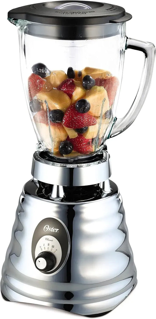Standmixer, 1,25 L, 600 W, OSTER OBL245X, 3 Geschwindigkeiten, Edelstahl, Edelstahlklingen, 1 Stück, 3 Geschwindigkeitsstufen