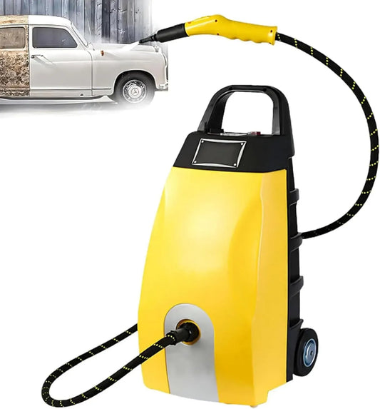 Dampfreiniger, 3000 W, Restaurant, 2 Temperaturzonen, Einsatz auf Böden, in Küche, Auto und an Fenstern, Blau, 110 °C, 230 °F, 3,5-Liter-Tank